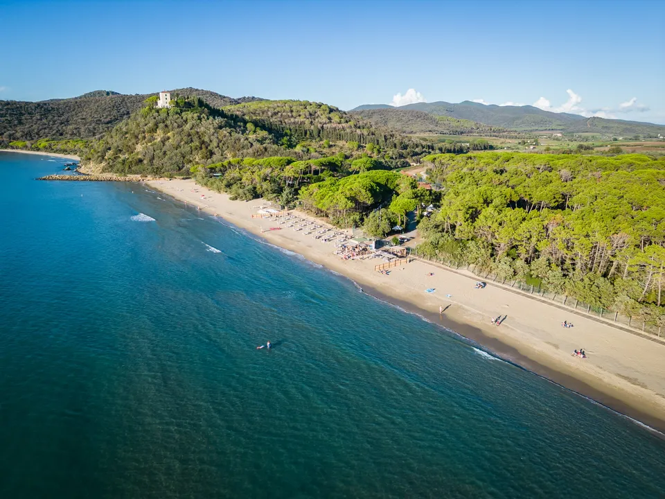 PuntAla Camp & Resort: a Gravel Base Next to Cala Violina